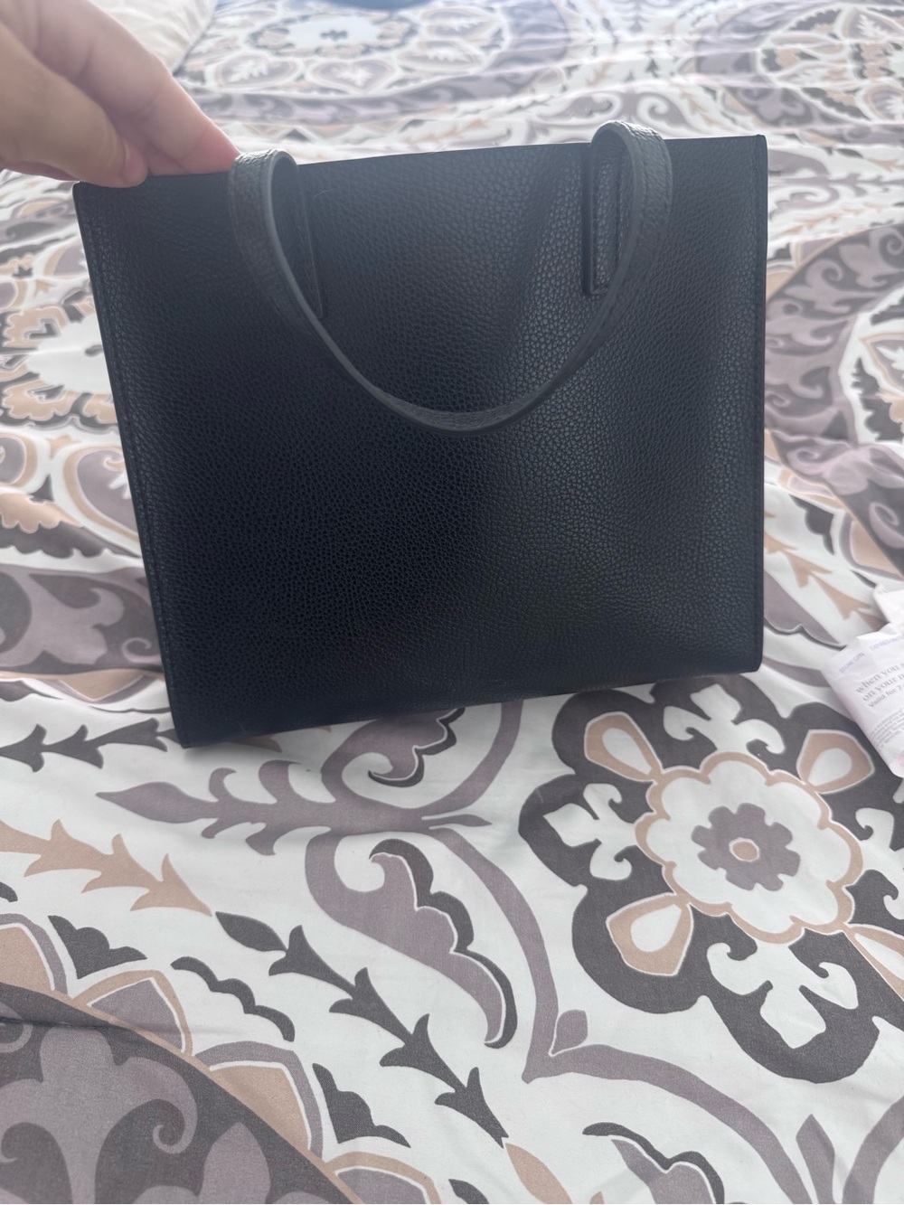 Marc Jacobs Black Pebbled Leather Satchel with Gold Hardware - Picture 3 of 6